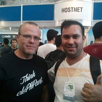 Eu e o criador da linguagem de programação PHP